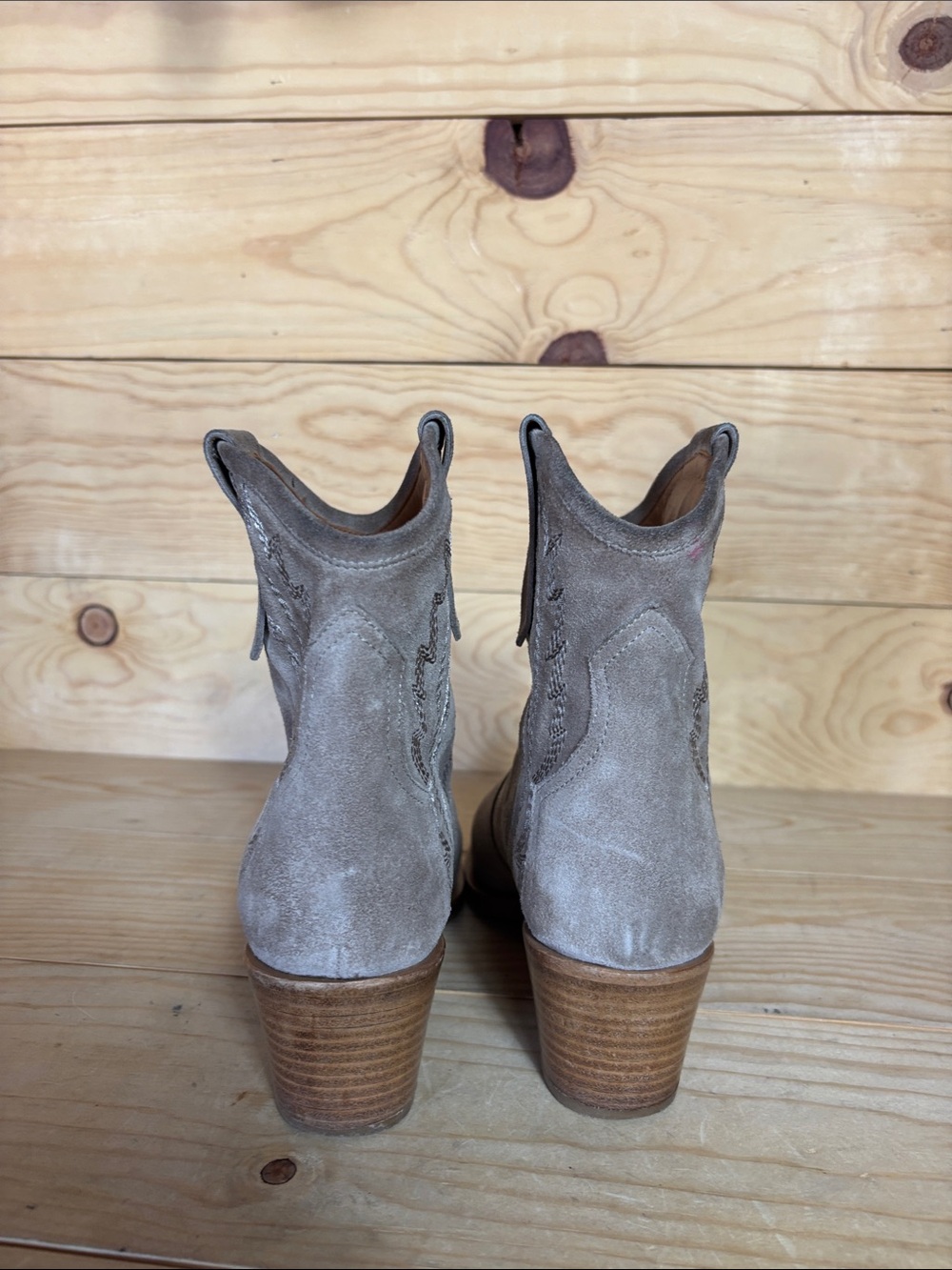 La Canadienne western suede boots 39 - Picture 7 of 11